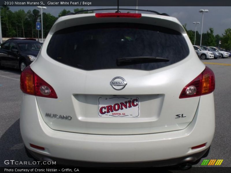Glacier White Pearl / Beige 2010 Nissan Murano SL