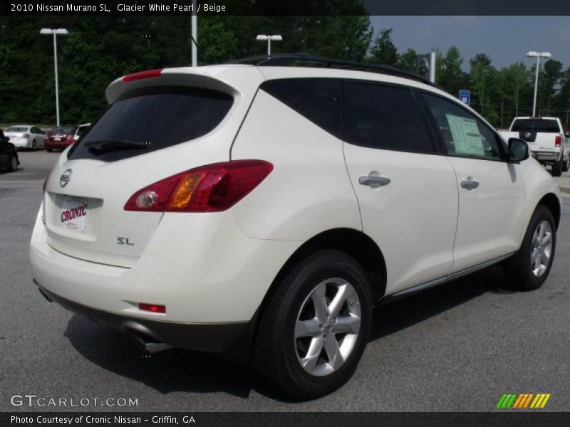 Glacier White Pearl / Beige 2010 Nissan Murano SL