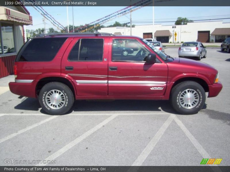 Cherry Red Metallic / Beige 1999 GMC Jimmy SLE 4x4