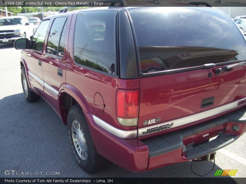 Cherry Red Metallic / Beige 1999 GMC Jimmy SLE 4x4