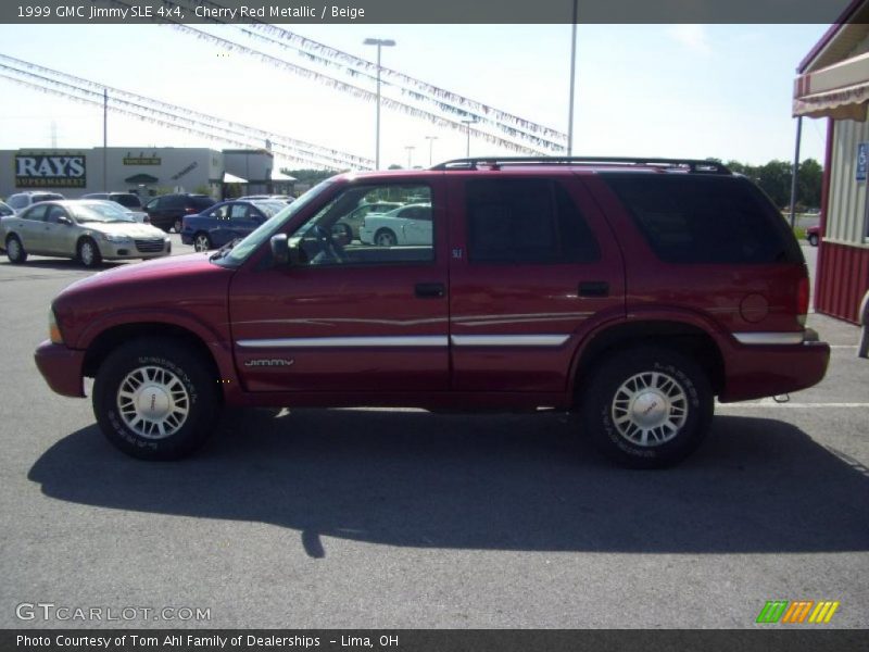 Cherry Red Metallic / Beige 1999 GMC Jimmy SLE 4x4
