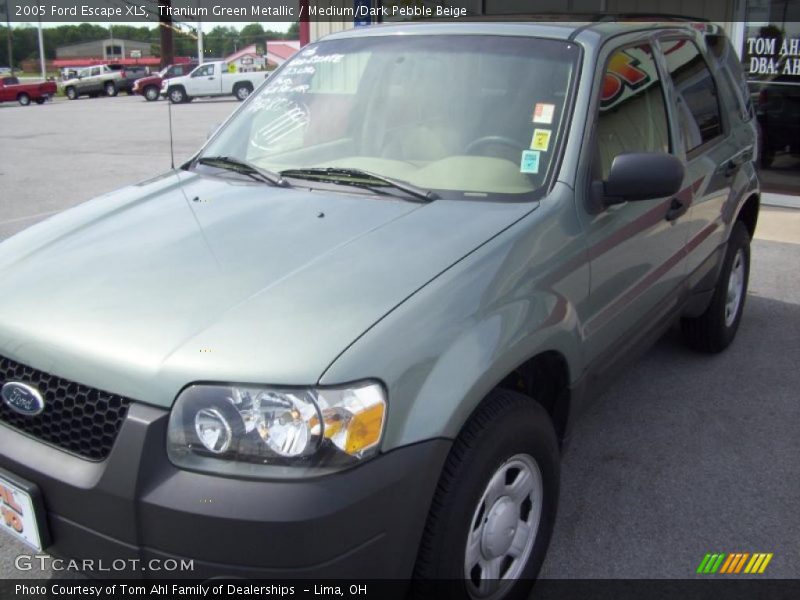 Titanium Green Metallic / Medium/Dark Pebble Beige 2005 Ford Escape XLS