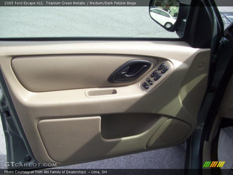 Titanium Green Metallic / Medium/Dark Pebble Beige 2005 Ford Escape XLS