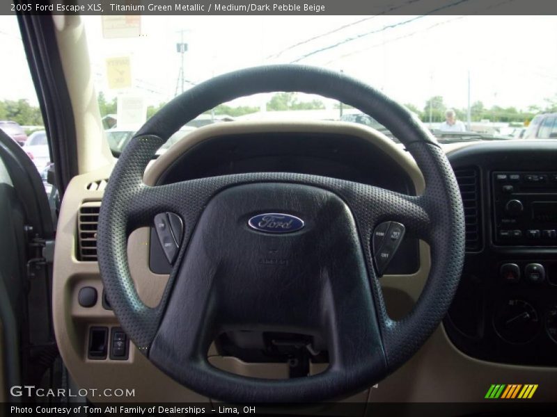 Titanium Green Metallic / Medium/Dark Pebble Beige 2005 Ford Escape XLS
