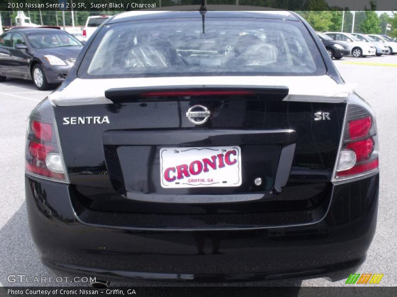 Super Black / Charcoal 2010 Nissan Sentra 2.0 SR