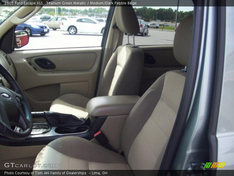 Titanium Green Metallic / Medium/Dark Pebble Beige 2005 Ford Escape XLS