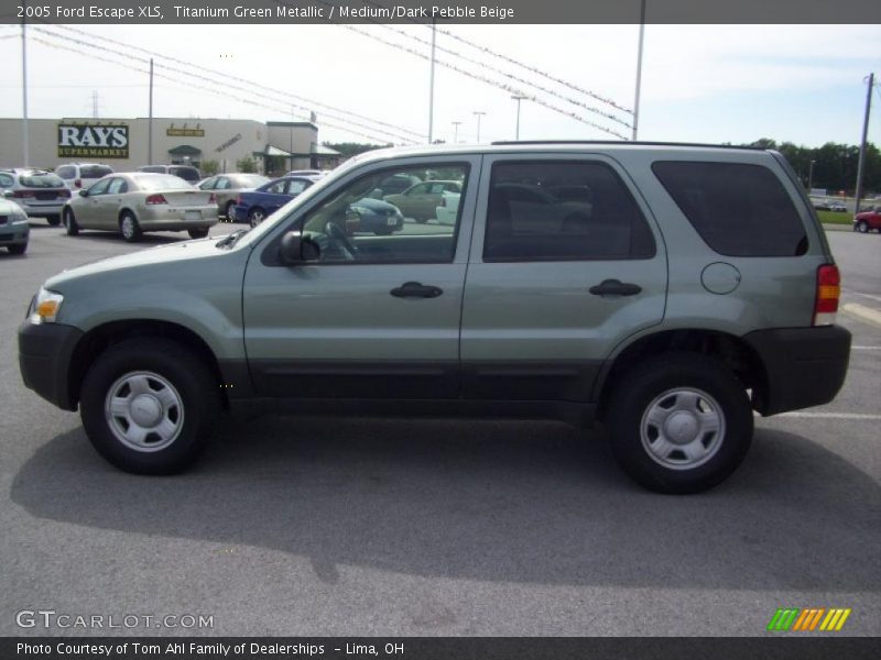 Titanium Green Metallic / Medium/Dark Pebble Beige 2005 Ford Escape XLS
