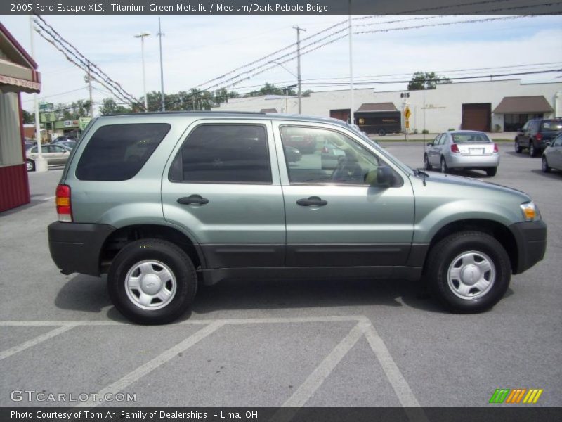 Titanium Green Metallic / Medium/Dark Pebble Beige 2005 Ford Escape XLS