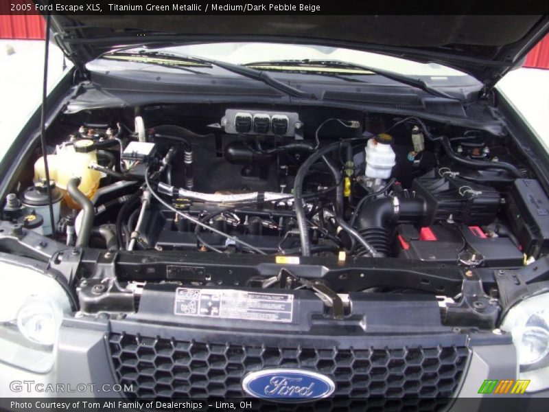 Titanium Green Metallic / Medium/Dark Pebble Beige 2005 Ford Escape XLS