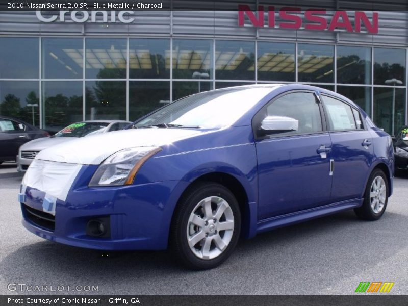 Blue Metallic / Charcoal 2010 Nissan Sentra 2.0 SR
