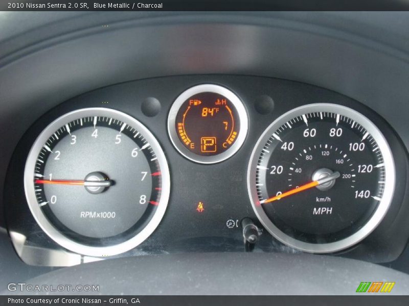 Blue Metallic / Charcoal 2010 Nissan Sentra 2.0 SR