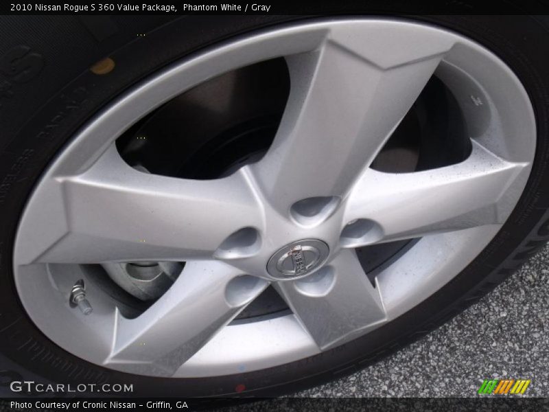 Phantom White / Gray 2010 Nissan Rogue S 360 Value Package