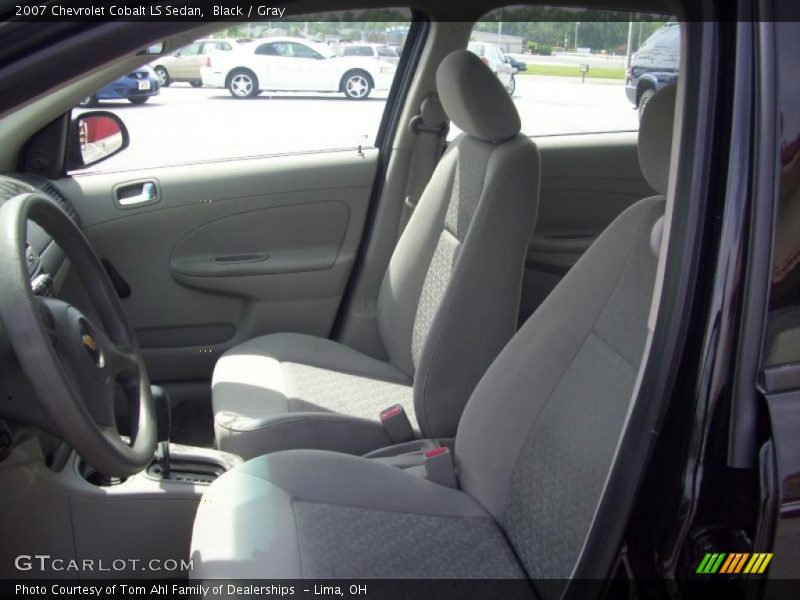 Black / Gray 2007 Chevrolet Cobalt LS Sedan