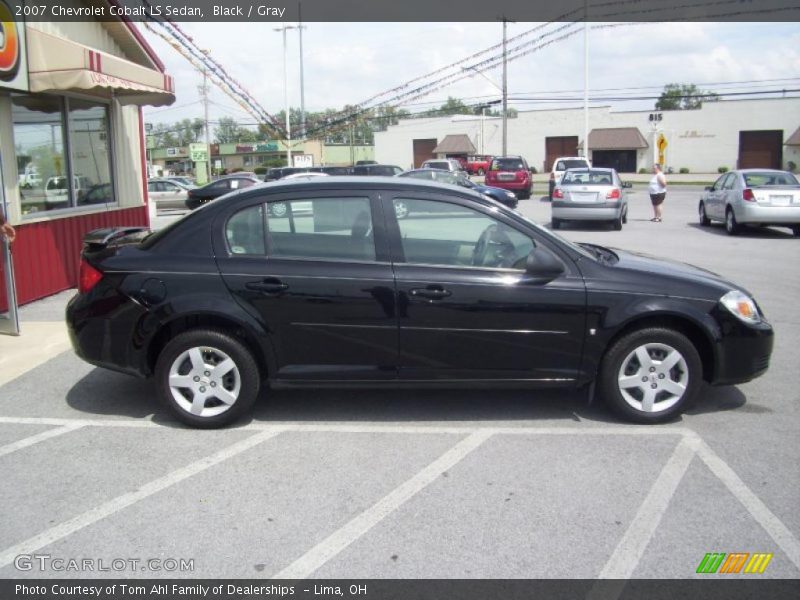 Black / Gray 2007 Chevrolet Cobalt LS Sedan