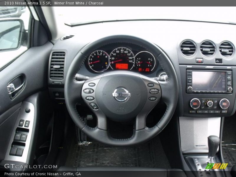 Winter Frost White / Charcoal 2010 Nissan Altima 3.5 SR