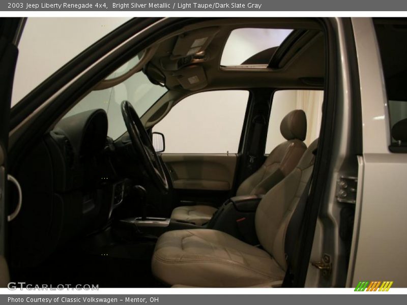 Bright Silver Metallic / Light Taupe/Dark Slate Gray 2003 Jeep Liberty Renegade 4x4