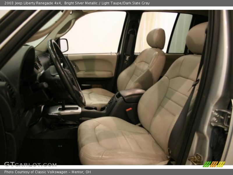 Bright Silver Metallic / Light Taupe/Dark Slate Gray 2003 Jeep Liberty Renegade 4x4