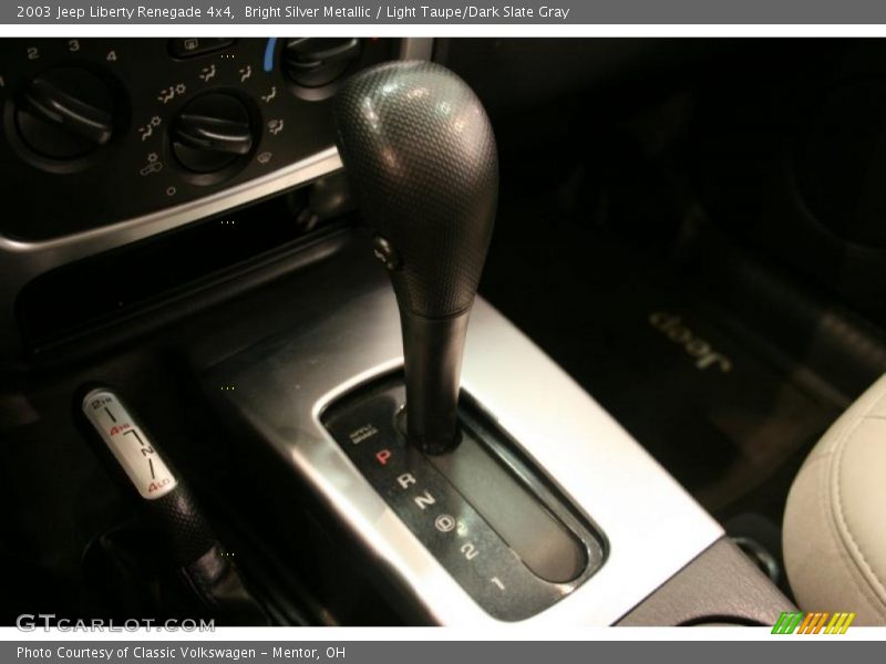 Bright Silver Metallic / Light Taupe/Dark Slate Gray 2003 Jeep Liberty Renegade 4x4