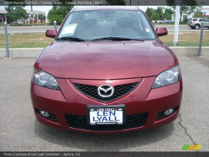 Copper Red Mica / Black 2009 Mazda MAZDA3 i Touring Sedan