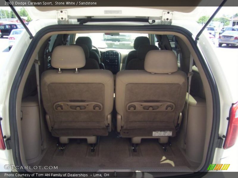 Stone White / Sandstone 2003 Dodge Caravan Sport