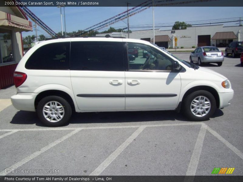 Stone White / Sandstone 2003 Dodge Caravan Sport