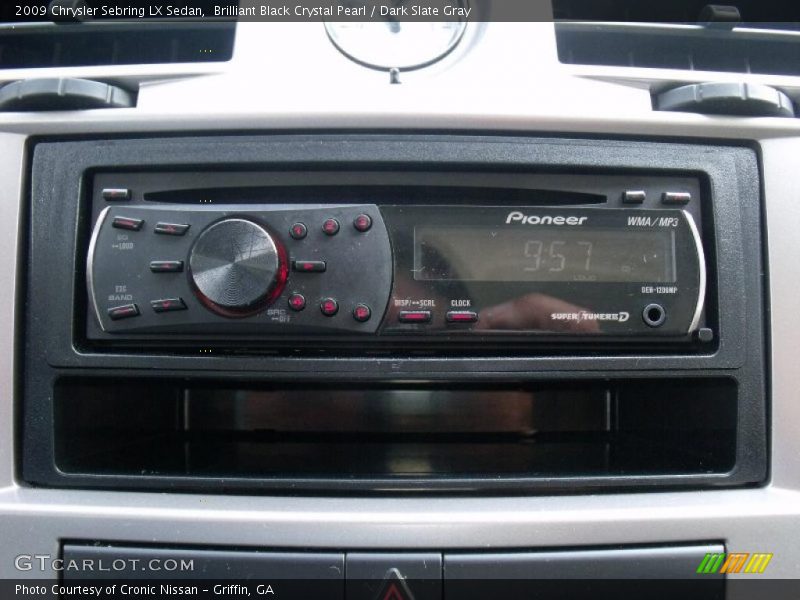 Brilliant Black Crystal Pearl / Dark Slate Gray 2009 Chrysler Sebring LX Sedan