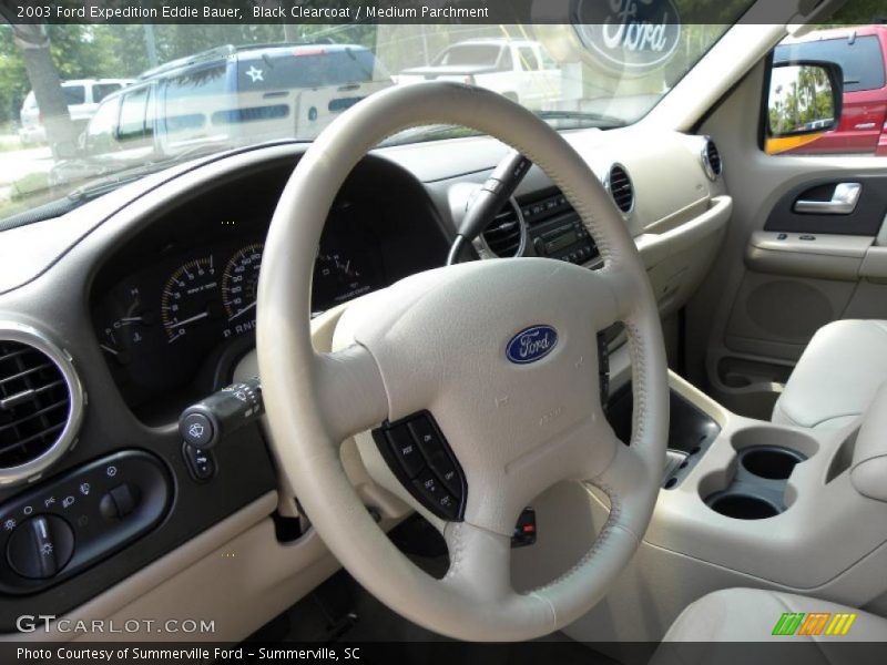 Black Clearcoat / Medium Parchment 2003 Ford Expedition Eddie Bauer