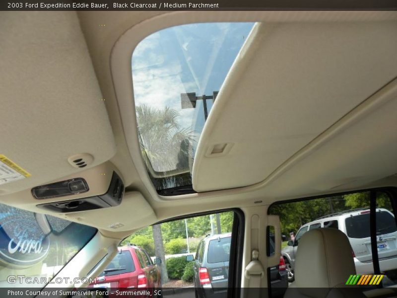 Black Clearcoat / Medium Parchment 2003 Ford Expedition Eddie Bauer