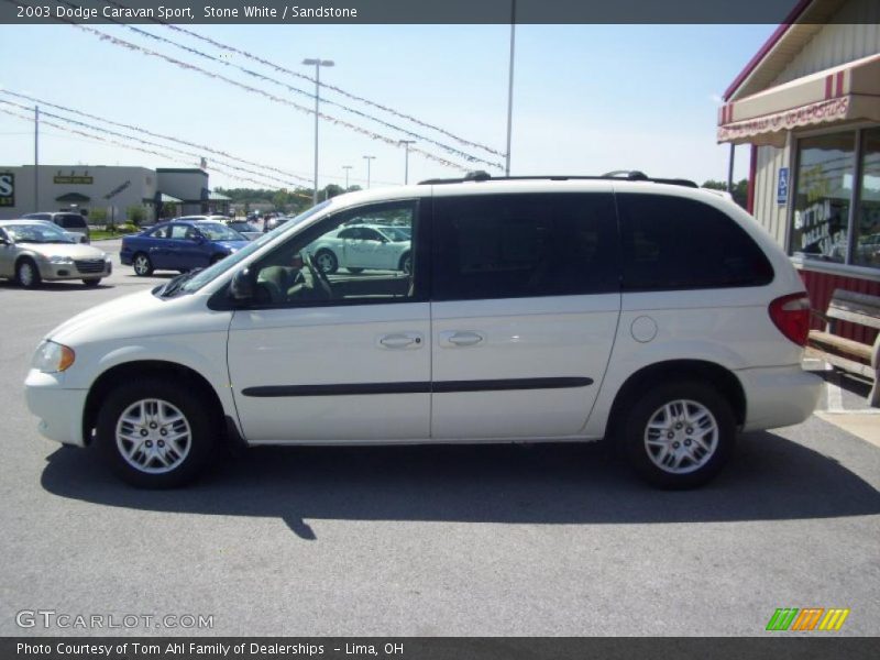 Stone White / Sandstone 2003 Dodge Caravan Sport