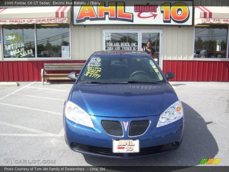 Electric Blue Metallic / Ebony 2006 Pontiac G6 GT Sedan