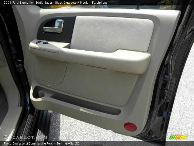 Black Clearcoat / Medium Parchment 2003 Ford Expedition Eddie Bauer