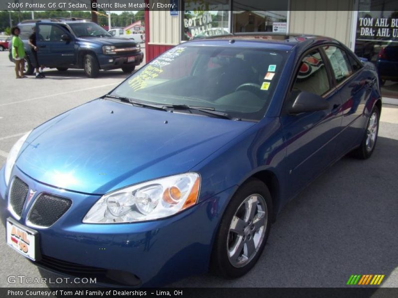 Electric Blue Metallic / Ebony 2006 Pontiac G6 GT Sedan