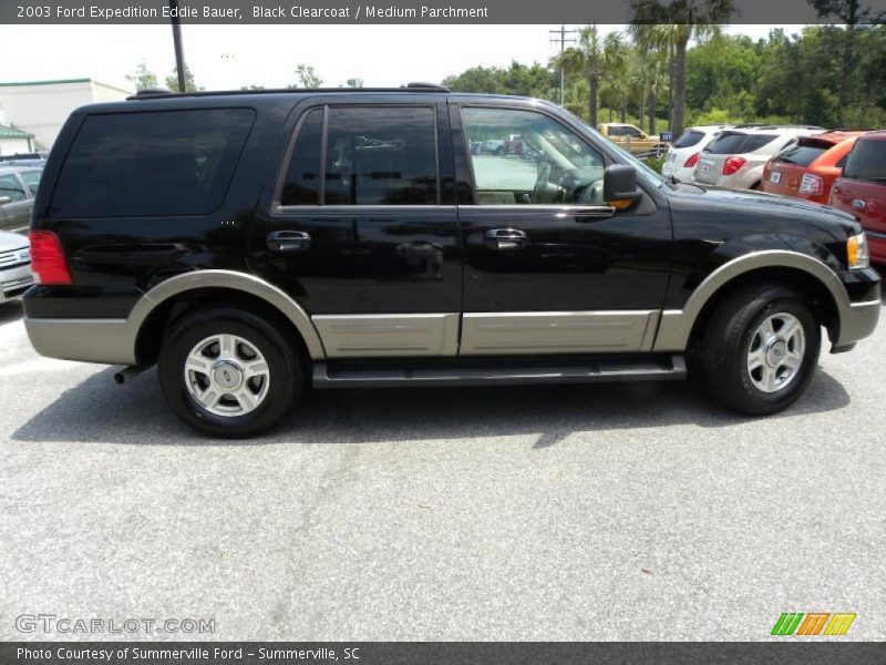Black Clearcoat / Medium Parchment 2003 Ford Expedition Eddie Bauer