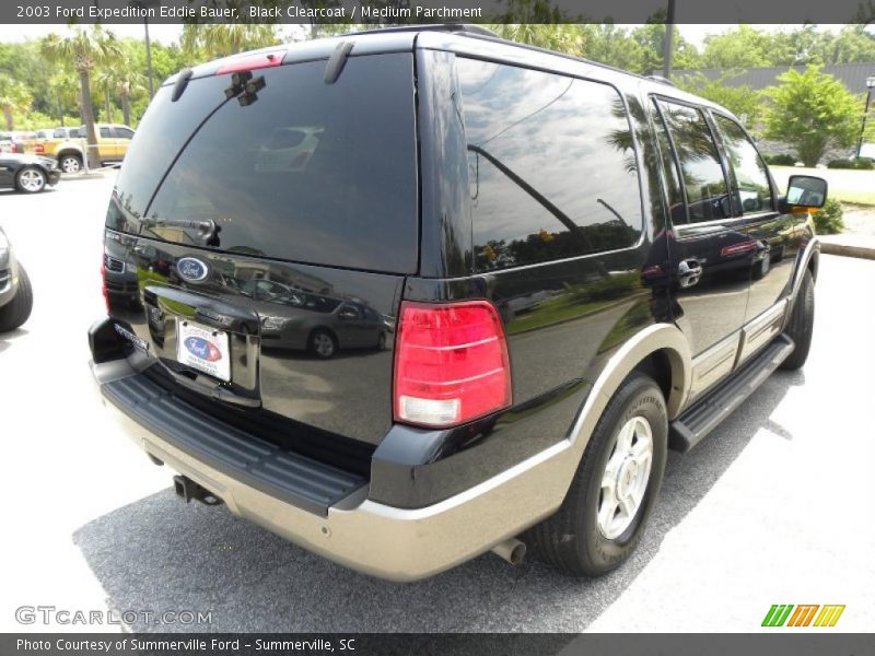Black Clearcoat / Medium Parchment 2003 Ford Expedition Eddie Bauer