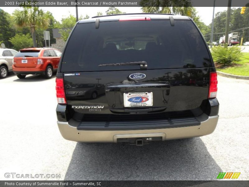 Black Clearcoat / Medium Parchment 2003 Ford Expedition Eddie Bauer