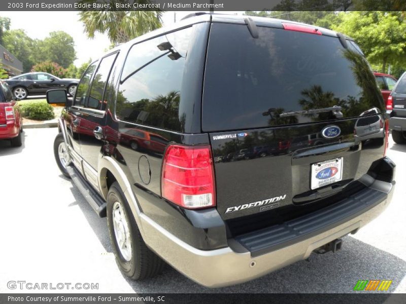 Black Clearcoat / Medium Parchment 2003 Ford Expedition Eddie Bauer