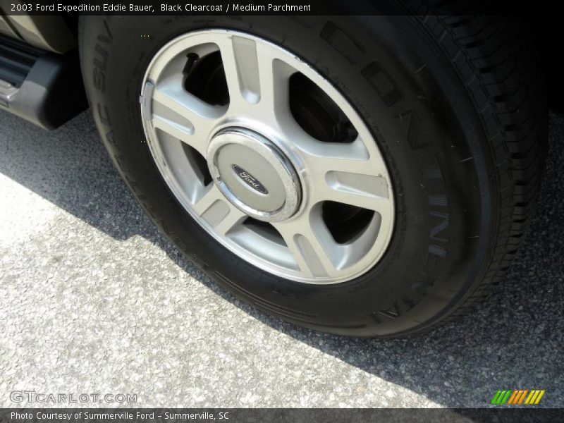Black Clearcoat / Medium Parchment 2003 Ford Expedition Eddie Bauer