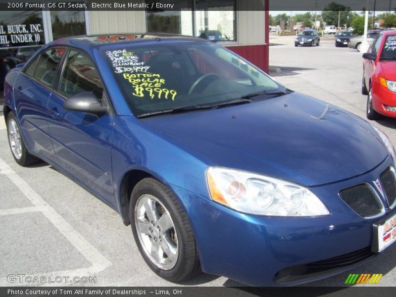 Electric Blue Metallic / Ebony 2006 Pontiac G6 GT Sedan