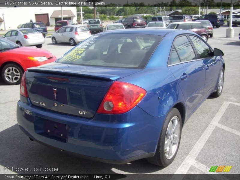 Electric Blue Metallic / Ebony 2006 Pontiac G6 GT Sedan