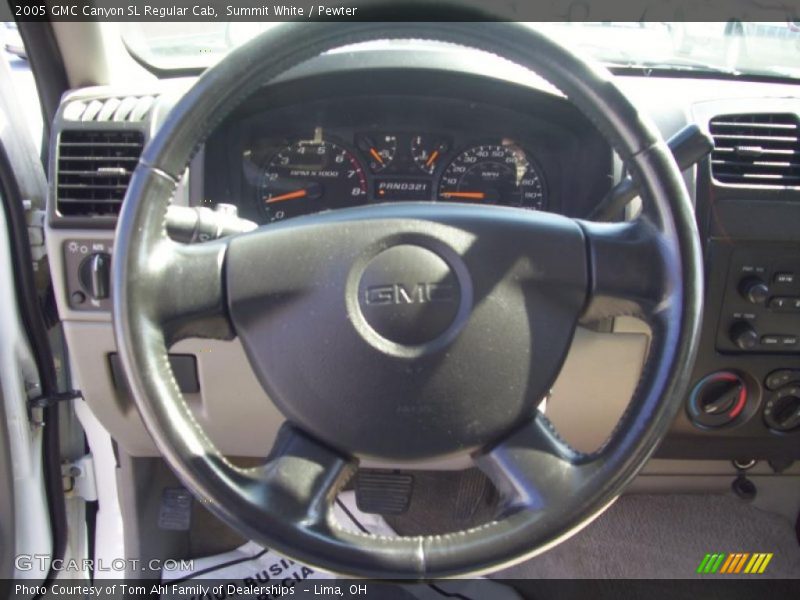 Summit White / Pewter 2005 GMC Canyon SL Regular Cab