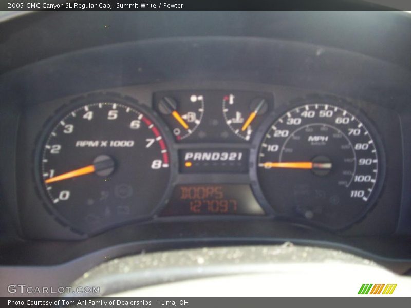 Summit White / Pewter 2005 GMC Canyon SL Regular Cab
