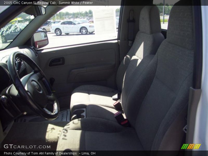 Summit White / Pewter 2005 GMC Canyon SL Regular Cab