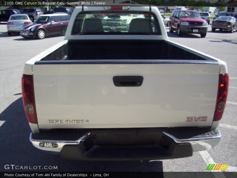 Summit White / Pewter 2005 GMC Canyon SL Regular Cab
