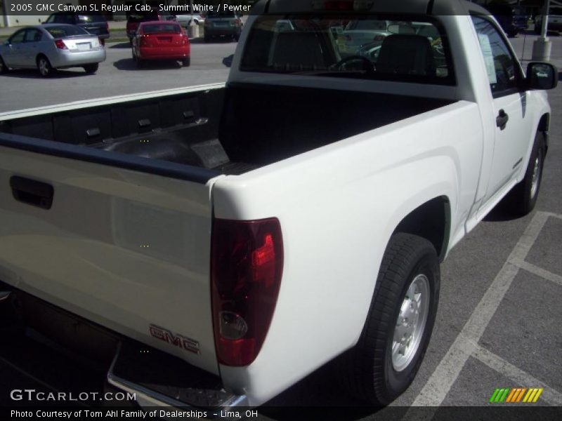 Summit White / Pewter 2005 GMC Canyon SL Regular Cab