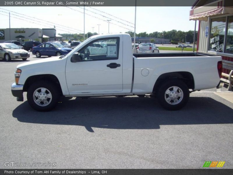 Summit White / Pewter 2005 GMC Canyon SL Regular Cab