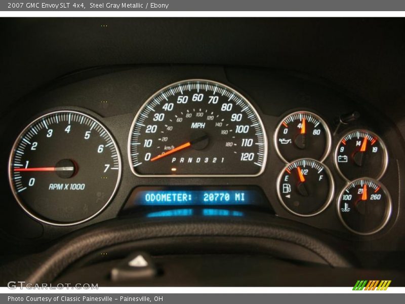 Steel Gray Metallic / Ebony 2007 GMC Envoy SLT 4x4