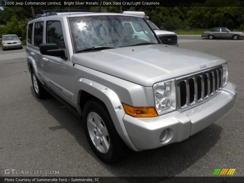 Bright Silver Metallic / Dark Slate Gray/Light Graystone 2006 Jeep Commander Limited