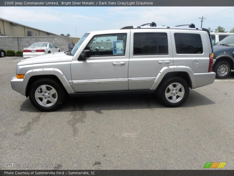 Bright Silver Metallic / Dark Slate Gray/Light Graystone 2006 Jeep Commander Limited