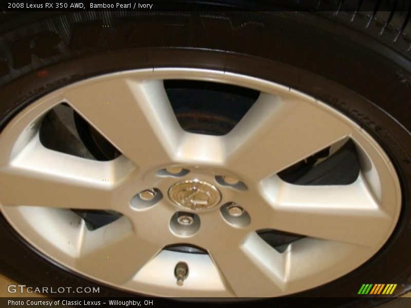 Bamboo Pearl / Ivory 2008 Lexus RX 350 AWD