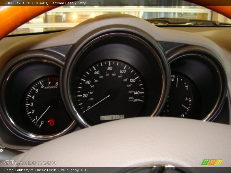 Bamboo Pearl / Ivory 2008 Lexus RX 350 AWD